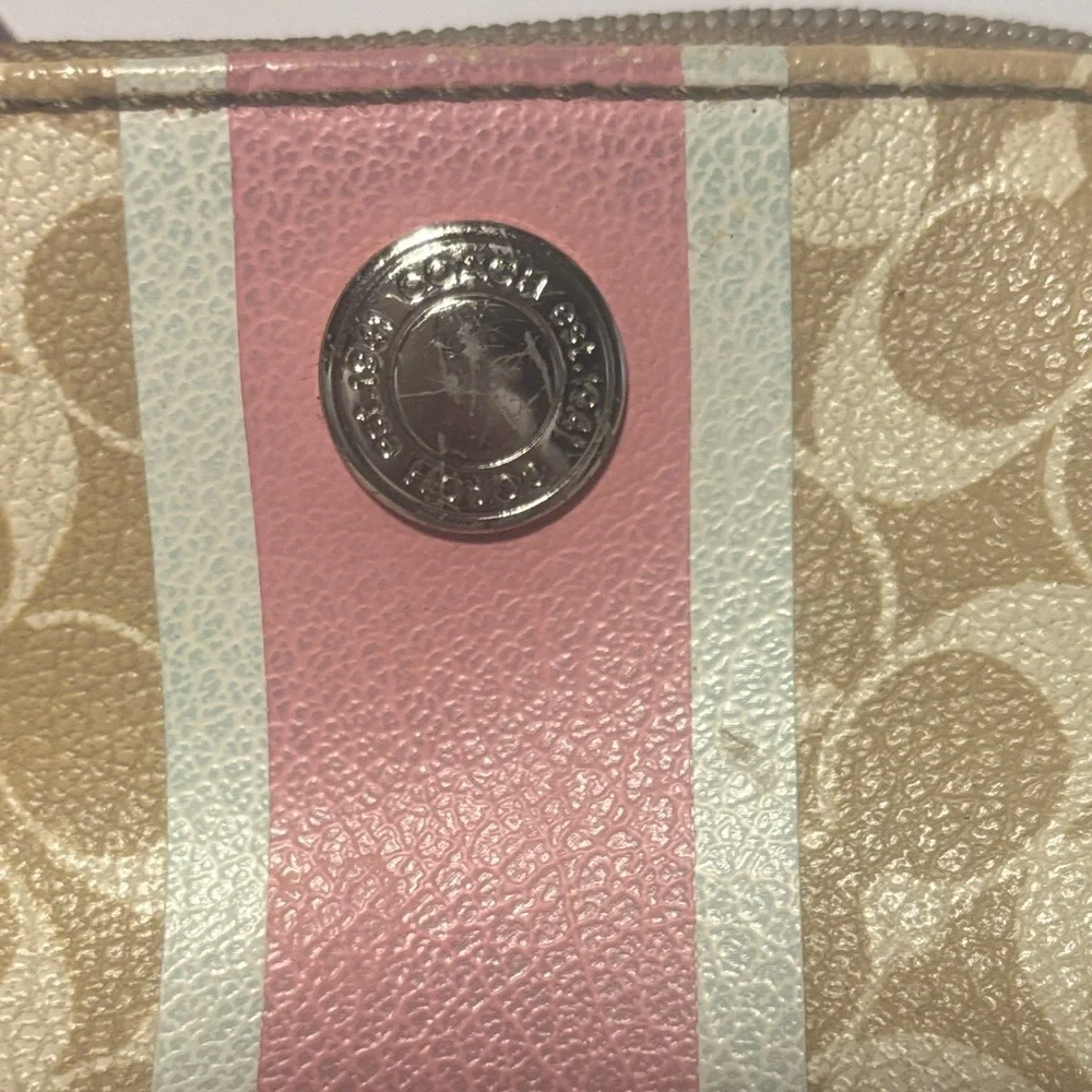 Coach Wristlet Set - Blue, Tan, and Pink - Picture 12 of 13